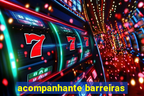 acompanhante barreiras